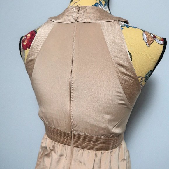 Bebe Satin Halter Neck Wrap Dress Size XXS - Picture 4 of 4